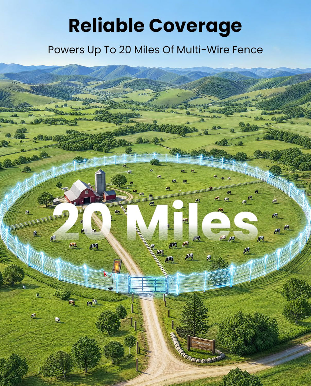 Epoify Solar Fence Charger user manual and accessories