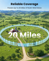 Epoify Solar Fence Charger user manual and accessories