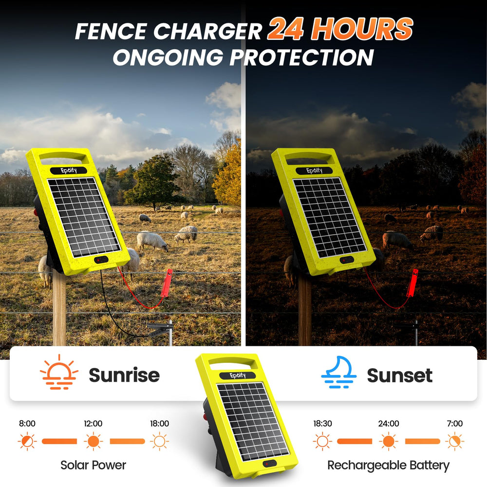 Epoify Solar Fence Charger user manual and assembly guide