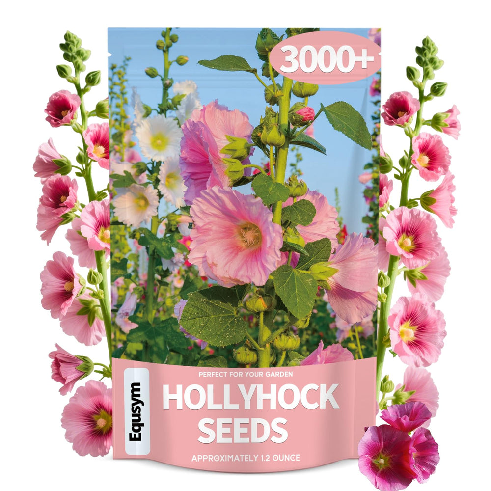 EquSym Hollyhock Seeds bulk pack front view