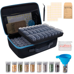 ERFEI 87 slots seed storage organizer box with accessories
