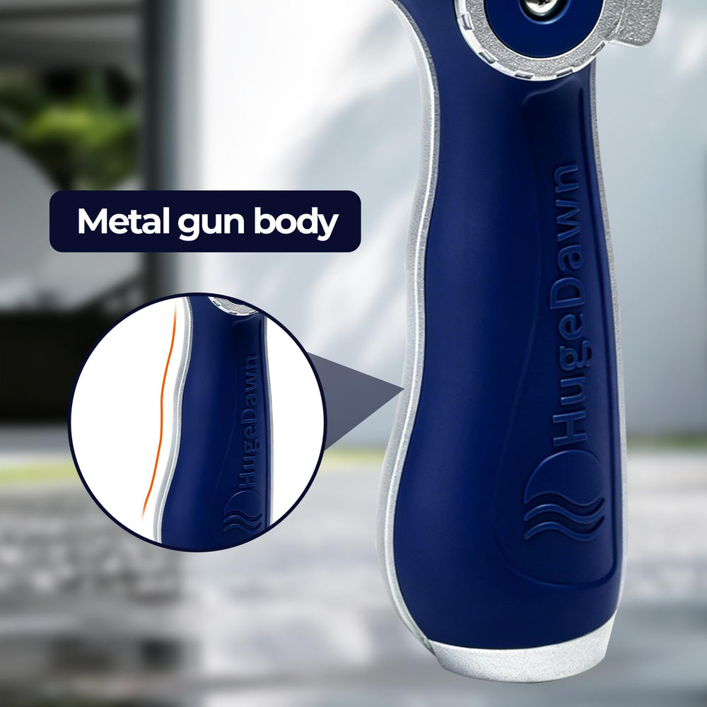 Ergonomic grip of HugeDawn Garden Hose Nozzle