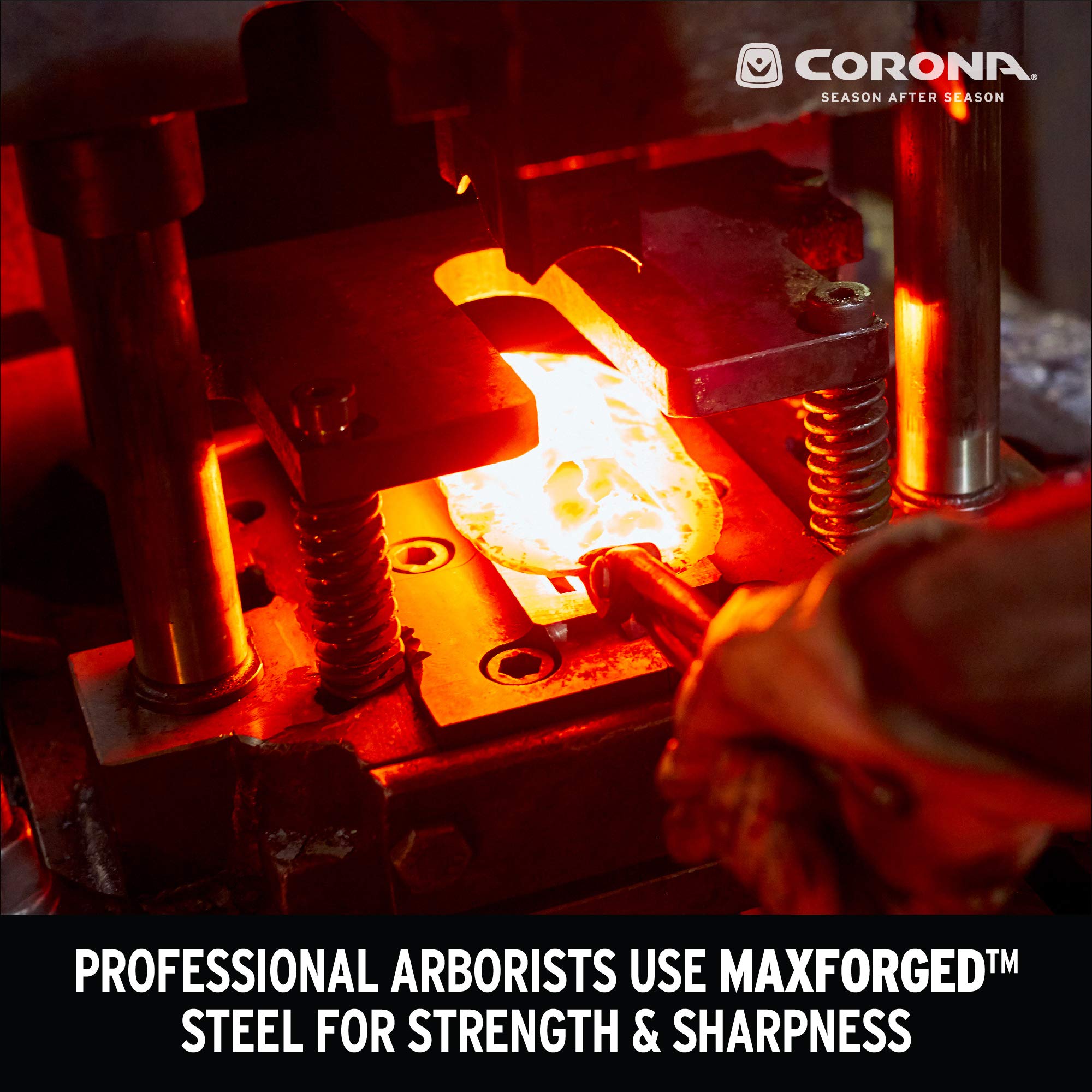 Ergonomic handle detail of Corona Clipper 36-inch loppers