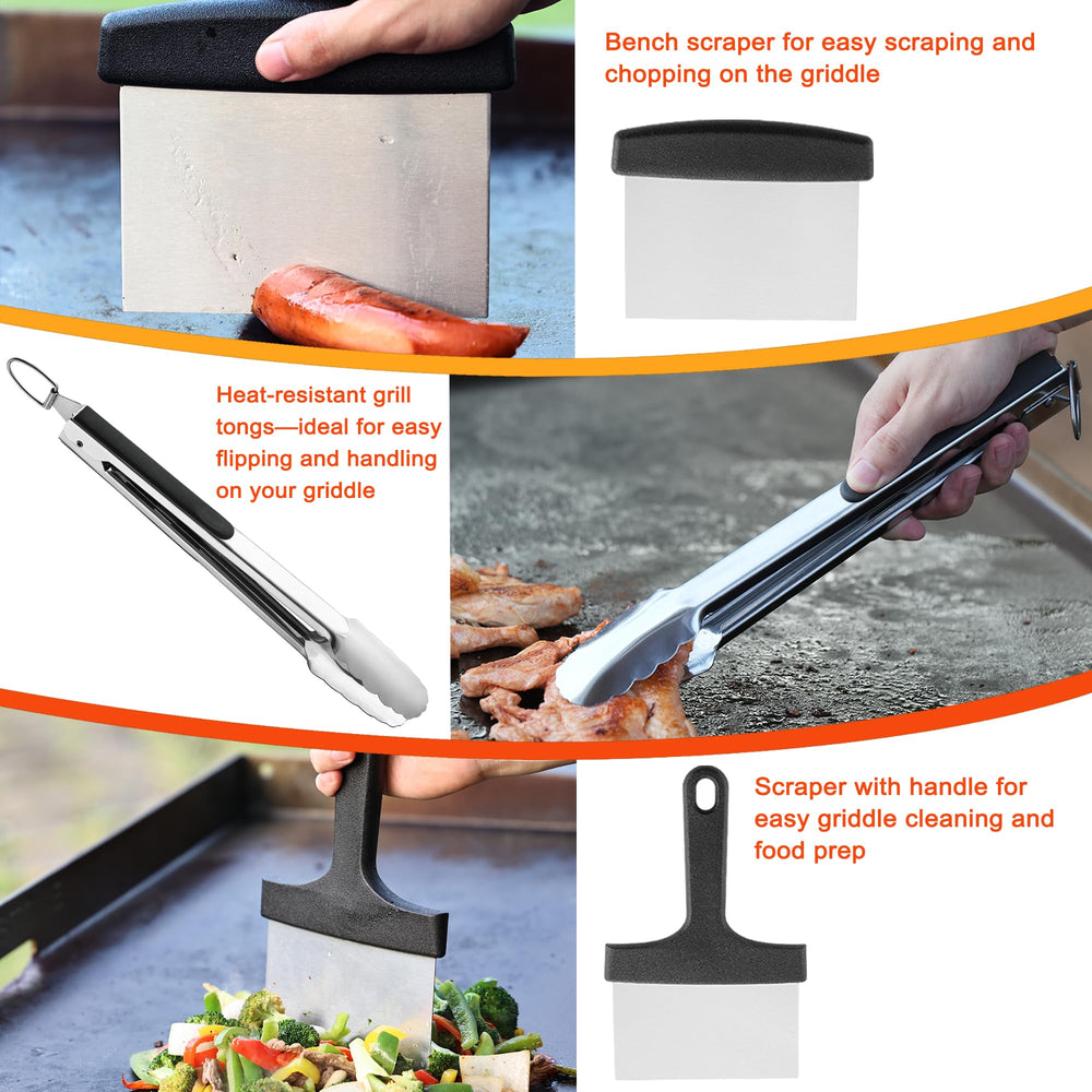 Ergonomic tongs and spatula from DY DECENT FAMILY