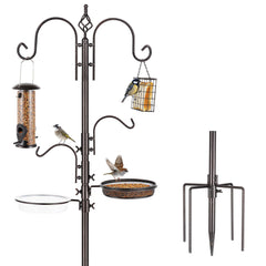 ERYTLLY Bird Feeding Station Kit with adjustable hooks and trays