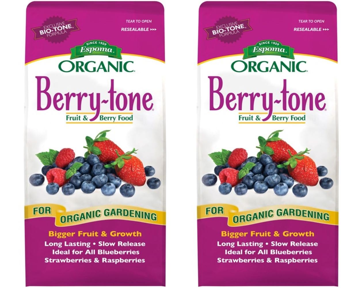 Espoma Berry Tone Plant Food 4-3-4 front view packaging