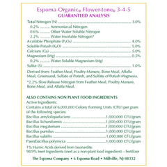 Espoma Flower-Tone Fertilizer granules close-up