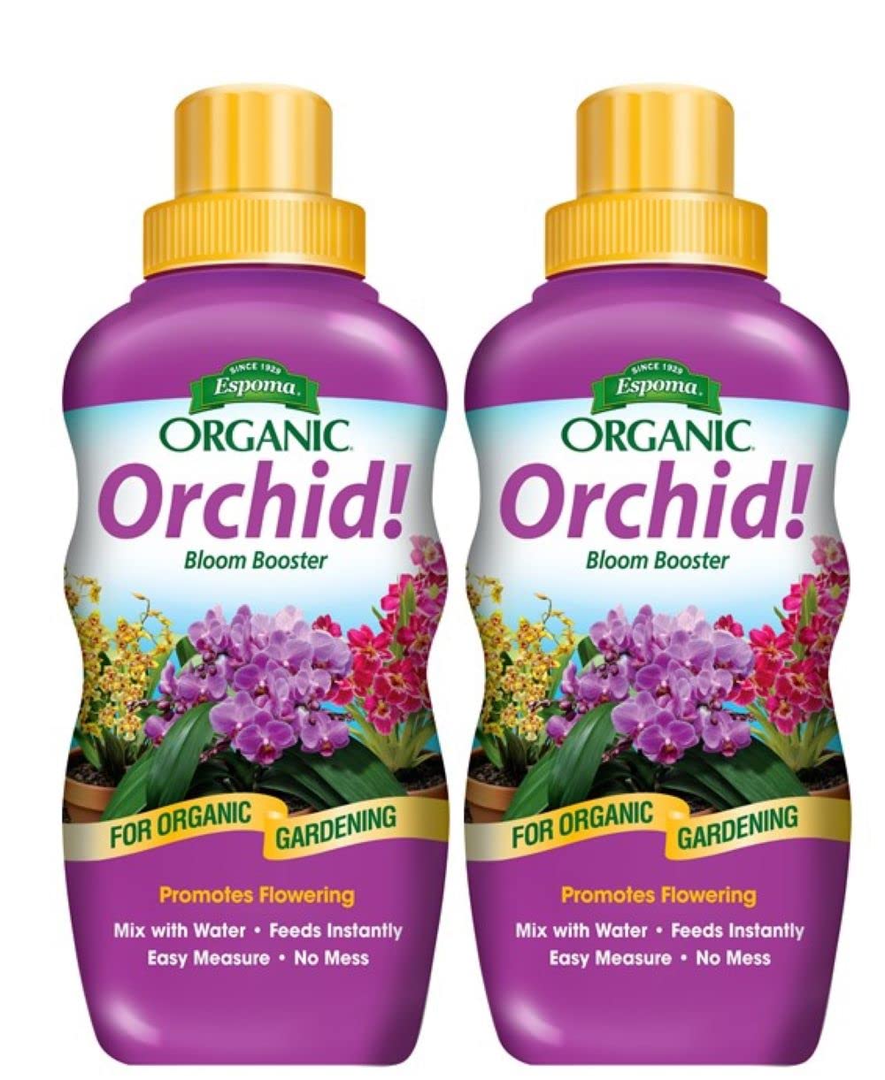 Espoma Organic Orchid Plant Food 8 oz bottle front view