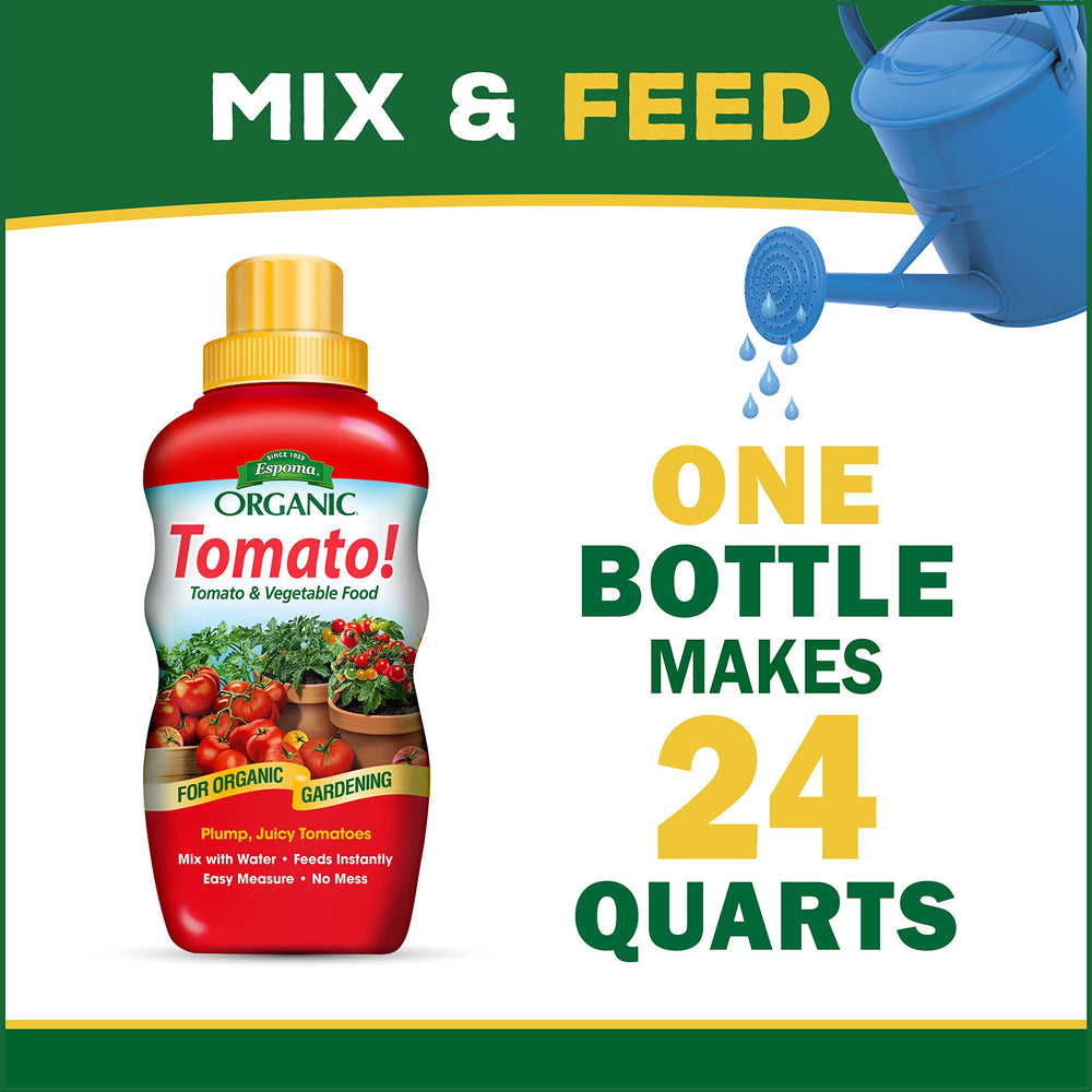 Espoma Organic Tomato! Plant Food 8 oz nutrients information