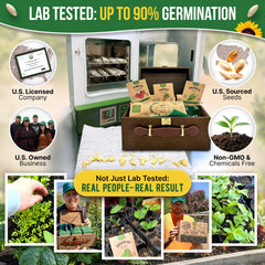 Essential gardening tools included in the kit