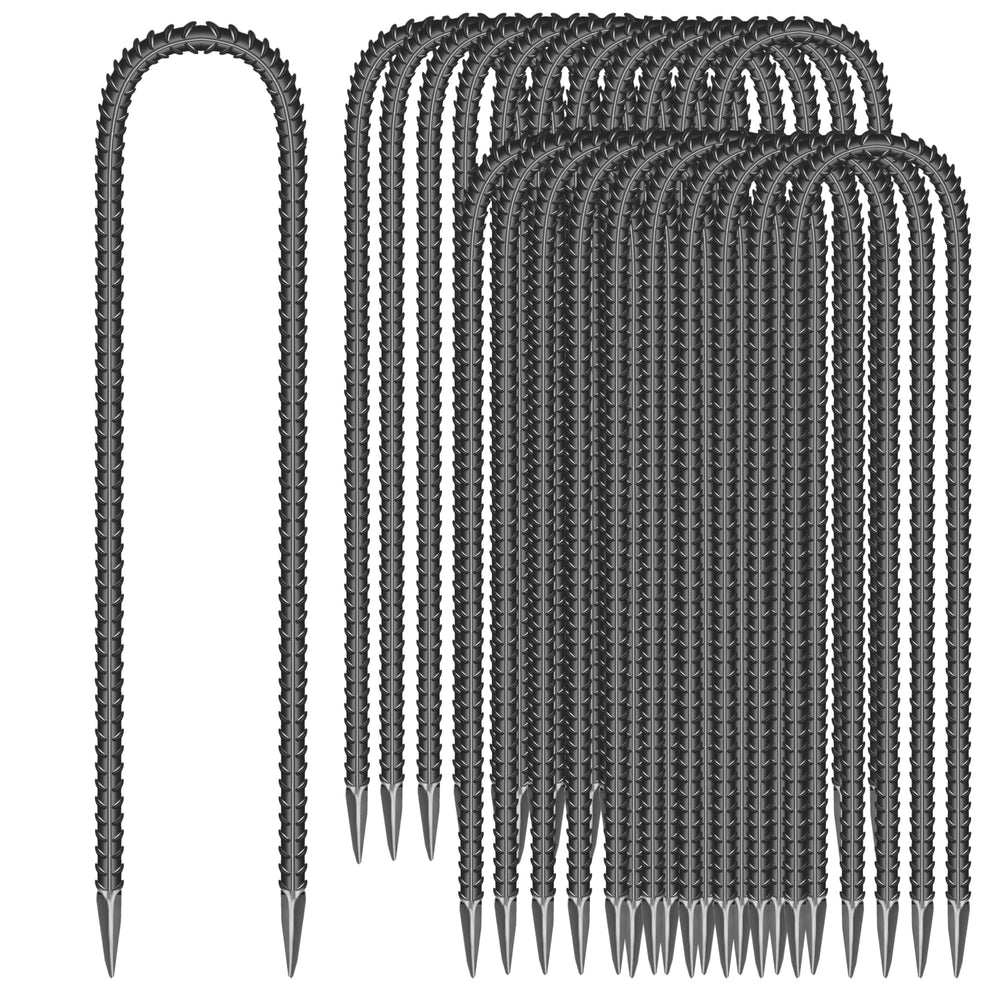ESSFF 12-inch garden ground stake front view