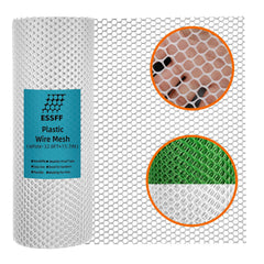 ESSFF Decorative Fencing white plastic netting roll front view