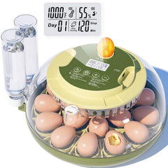 Etegow 18 Egg Incubator front view with transparent observation window