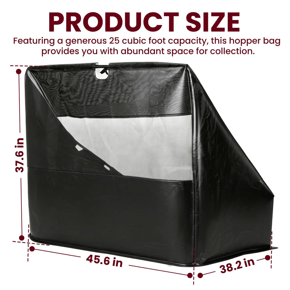 ETZ 42904 Lawn Sweeper Hopper Bag side view