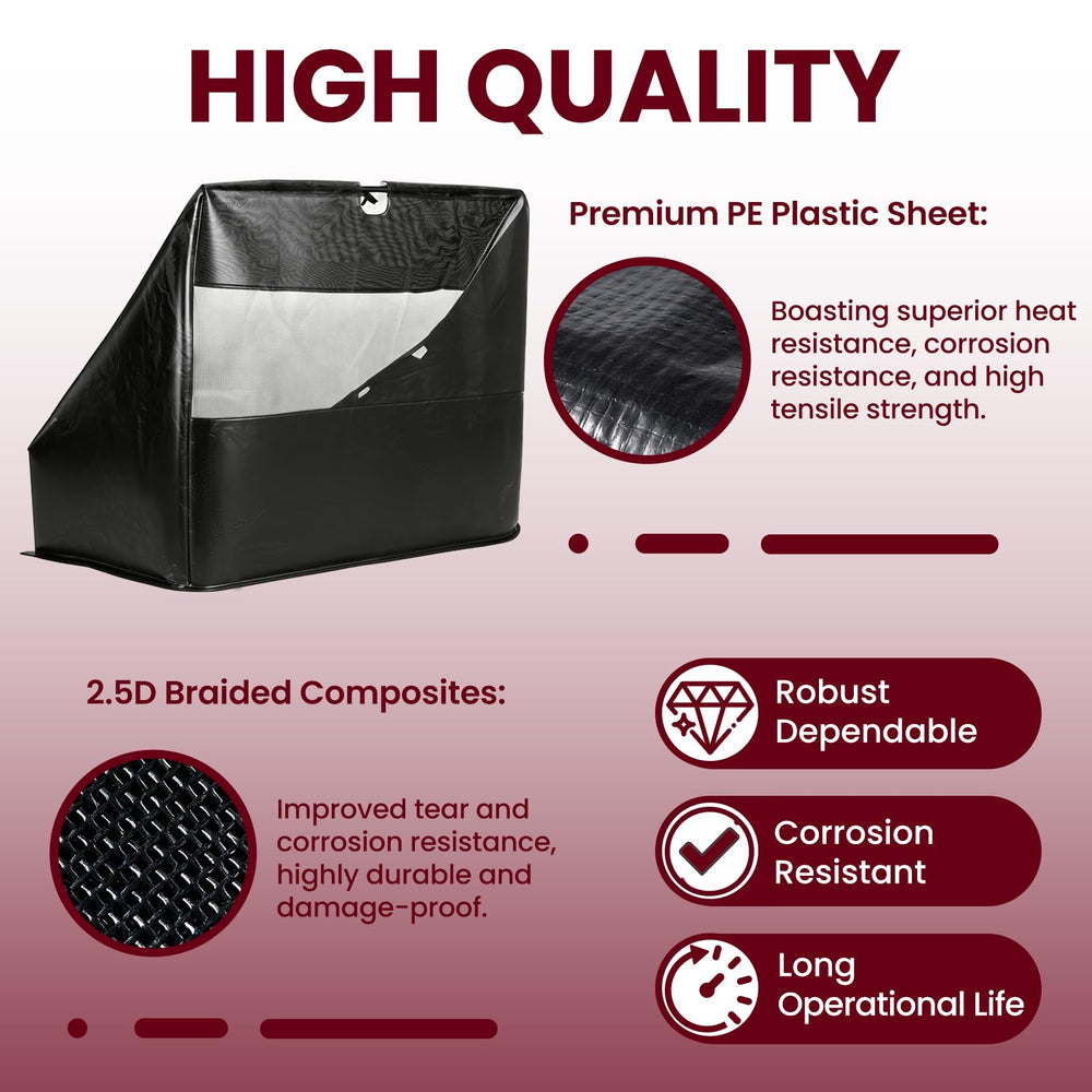 ETZ 42904 Lawn Sweeper Hopper Bag storage collapsible design