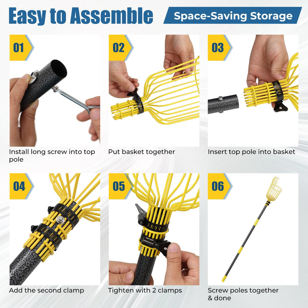 EUIJOIP Fruit Picker Pole Tool packaging details