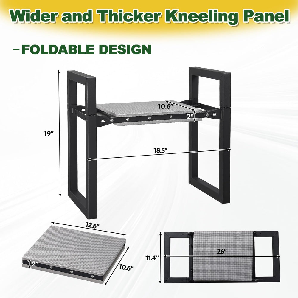 EUIJOIP Garden Kneeling Stool with sturdy metal frame