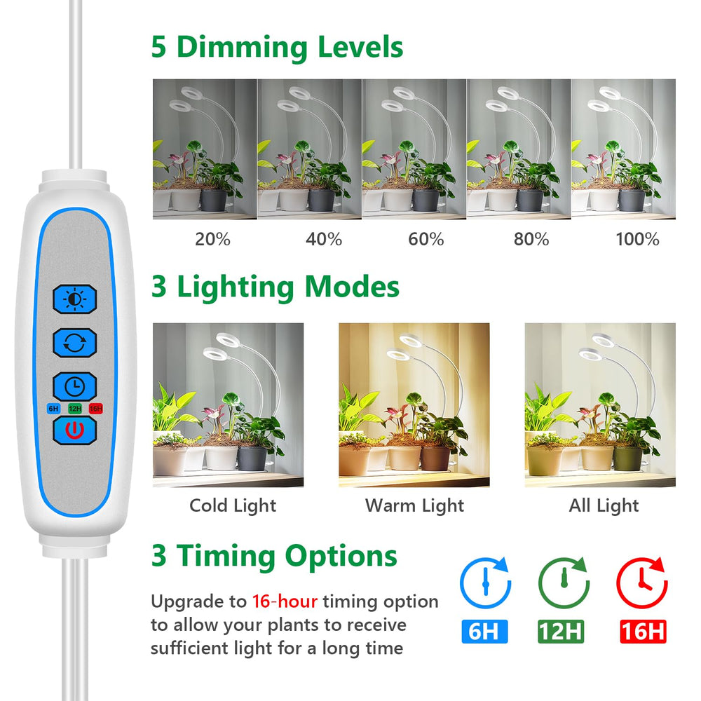 Eurbolan grow light power cord length comparison