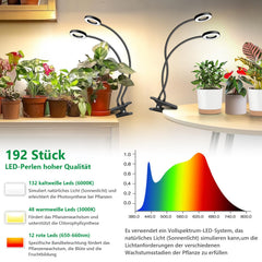 Eurbolan Plant Light in use with indoor plants