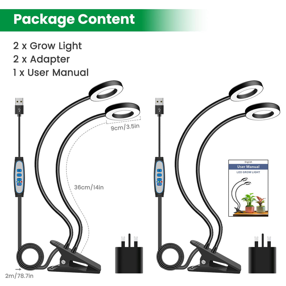 Eurbolan Plant Light packaging with user manual