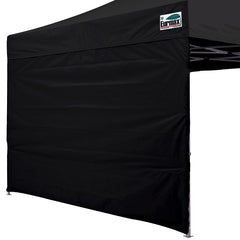 Eurmax 10x10 Pop Up Canopy SunWall black side view
