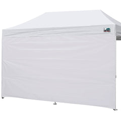 Eurmax 10x20 Pop Up Canopy Side Wall in white