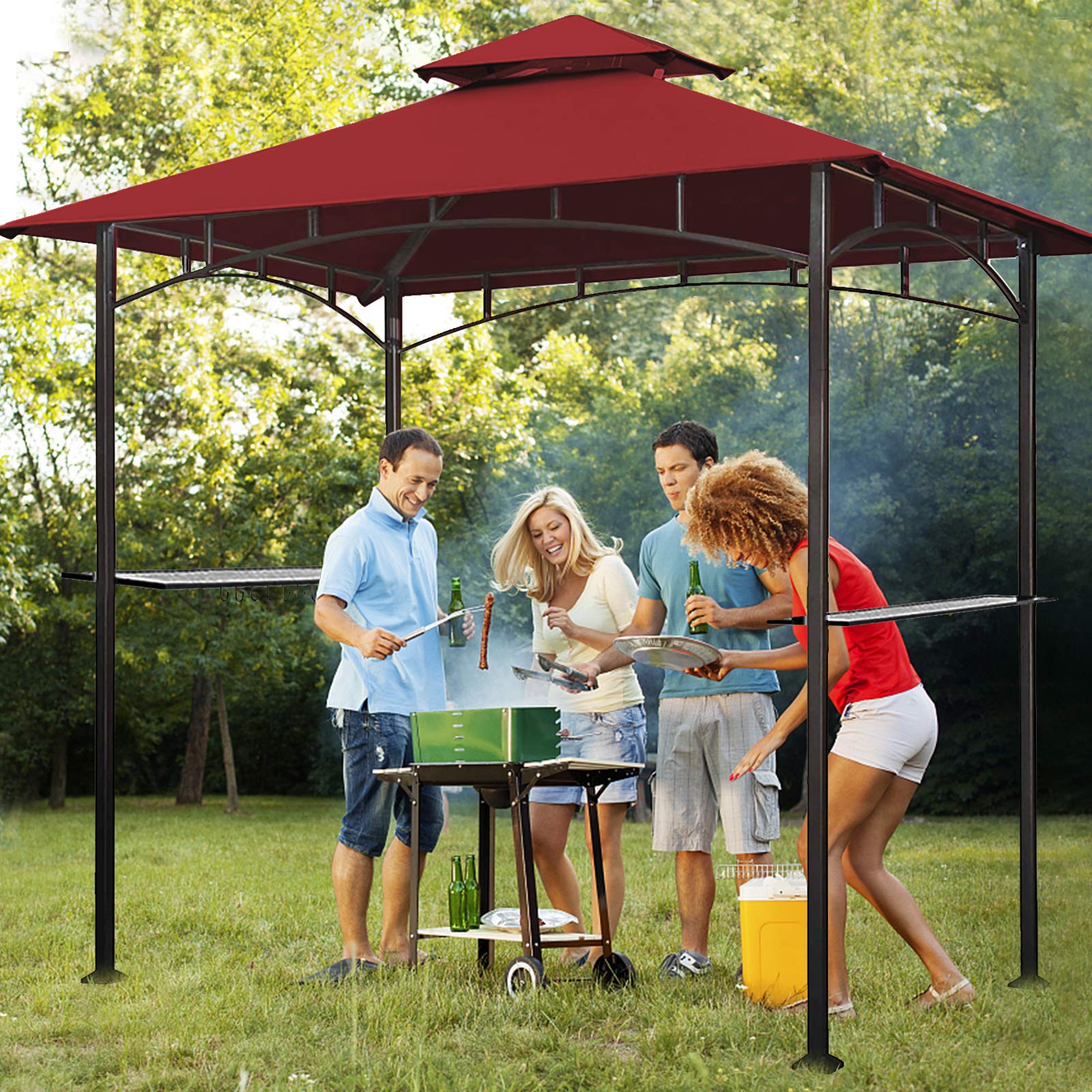 Eurmax canopy replacement cover side view