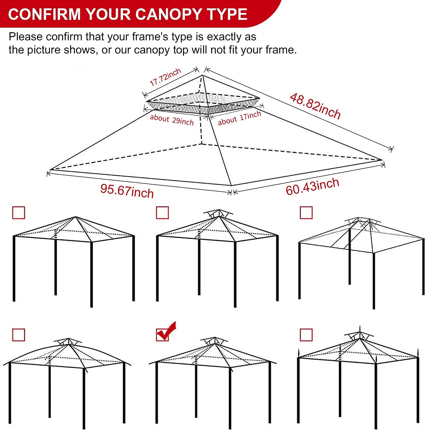 Eurmax canopy showcasing UV protection feature
