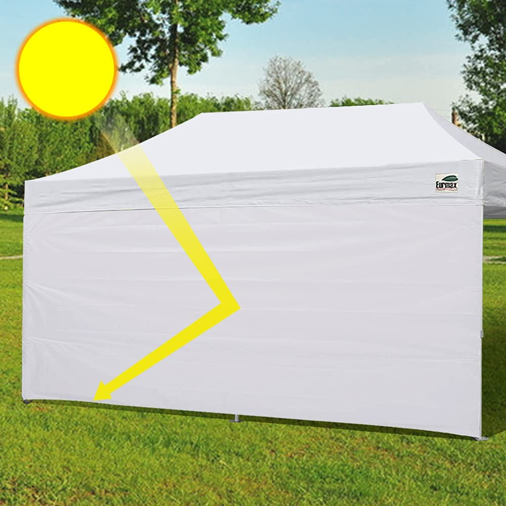 Eurmax canopy side wall in use at a picnic