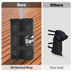 Eurmax canopy weight bags in use at an outdoor event