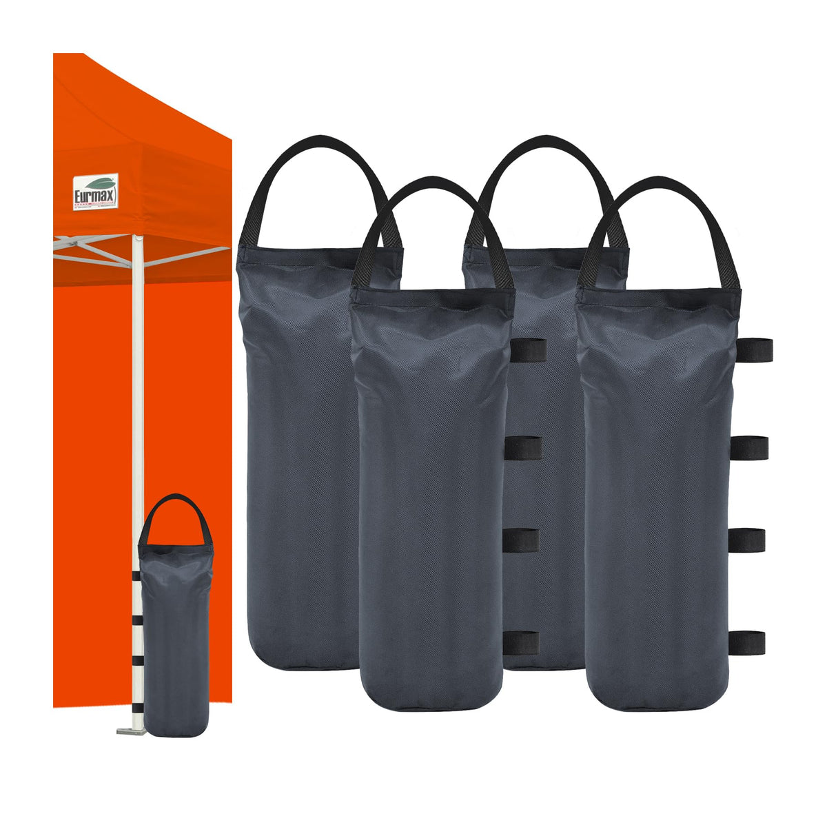 Eurmax canopy weights pack of 4 in gray color