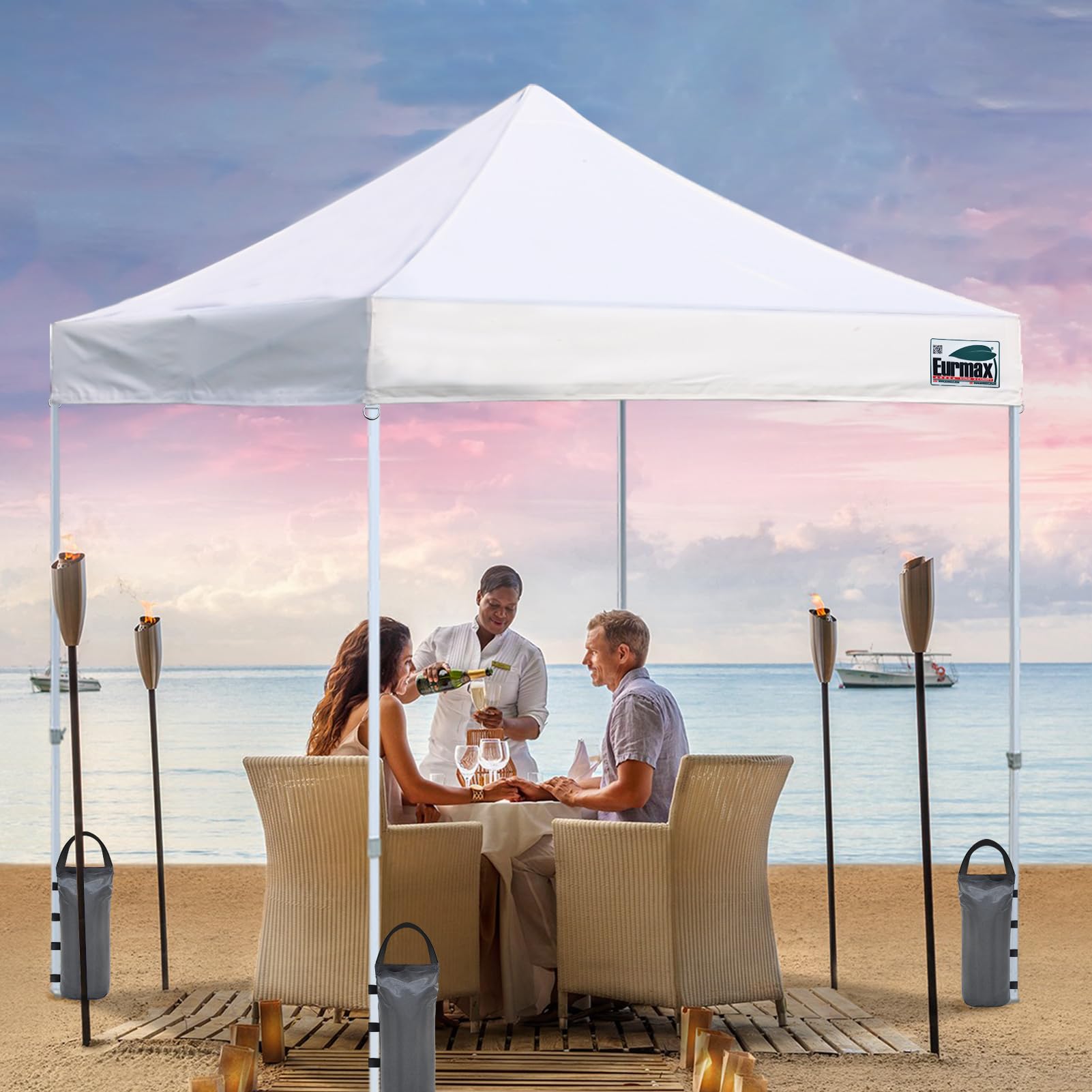 Eurmax canopy weights showing durability and design