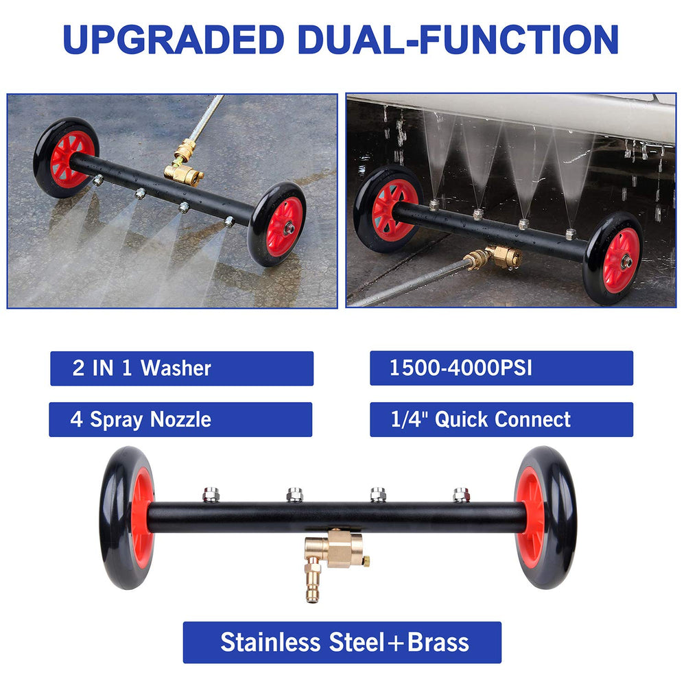 EVEAGE pressure washer attachment with curved wand