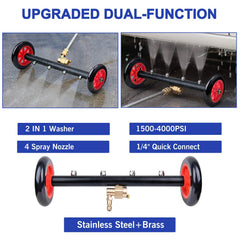 EVEAGE pressure washer attachment with curved wand