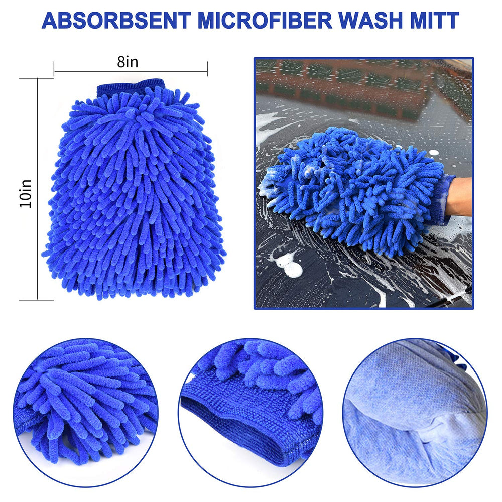 EVEAGE pressure washer attachment with wash mitt
