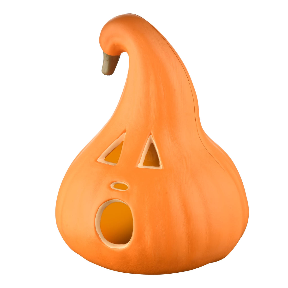 Evelyne Light-Up Jack-O’-Lantern Ghost Face front view