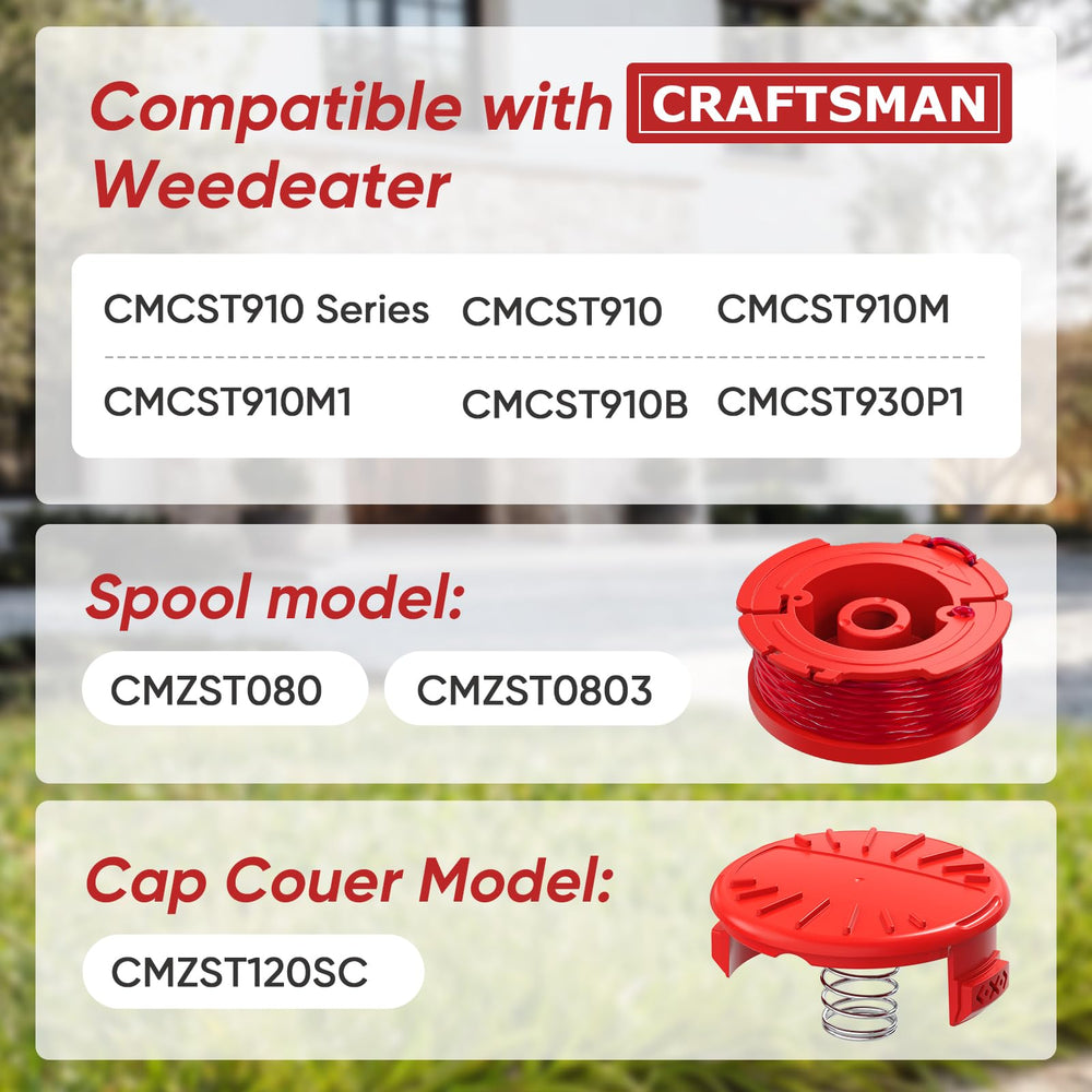 Eventronic Weed Eater String spool in use on a lawn