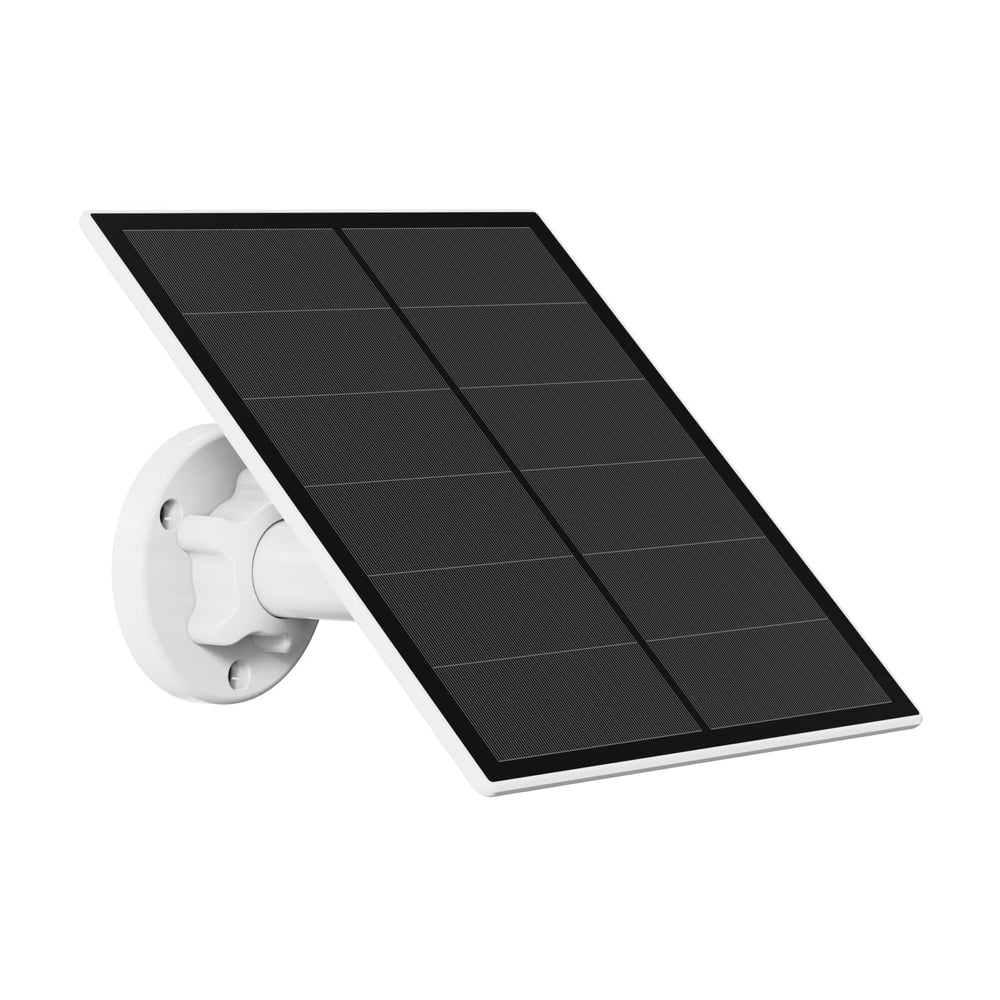 EverExceed 5W solar panel front view with adjustable bracket
