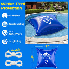 EVERRUSH pool pillow showing dual Boston valve
