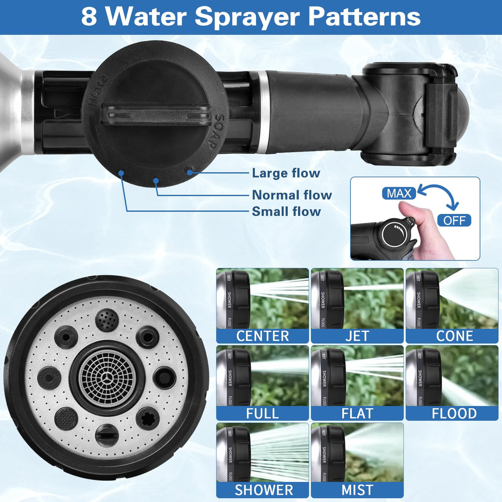 EVILTO Garden Hose Nozzle with included wash mitt