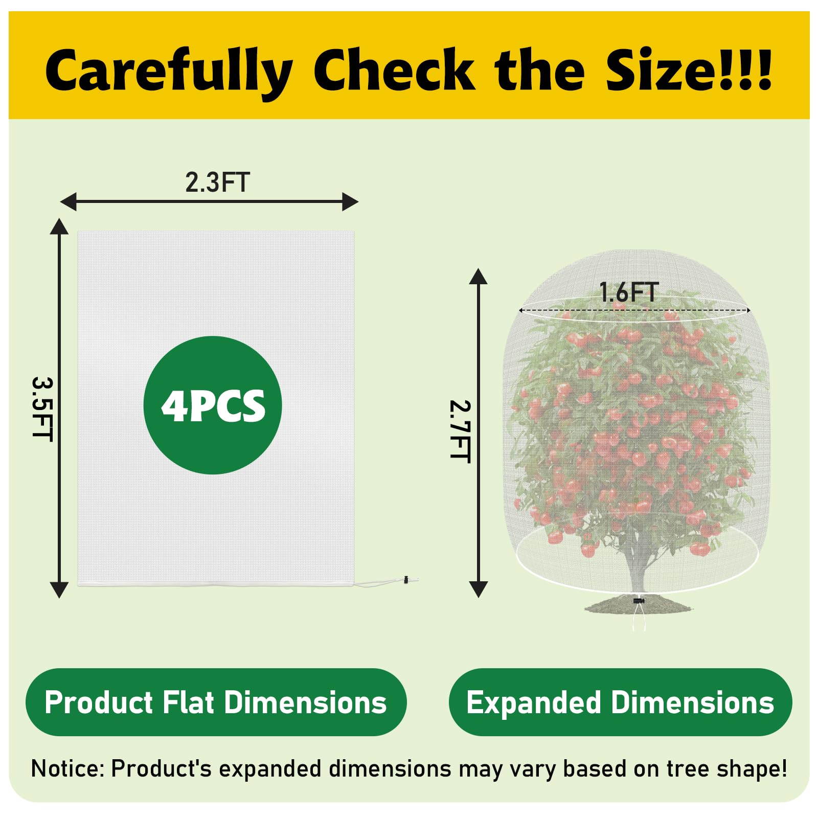 Evoio Bird Netting packaging display