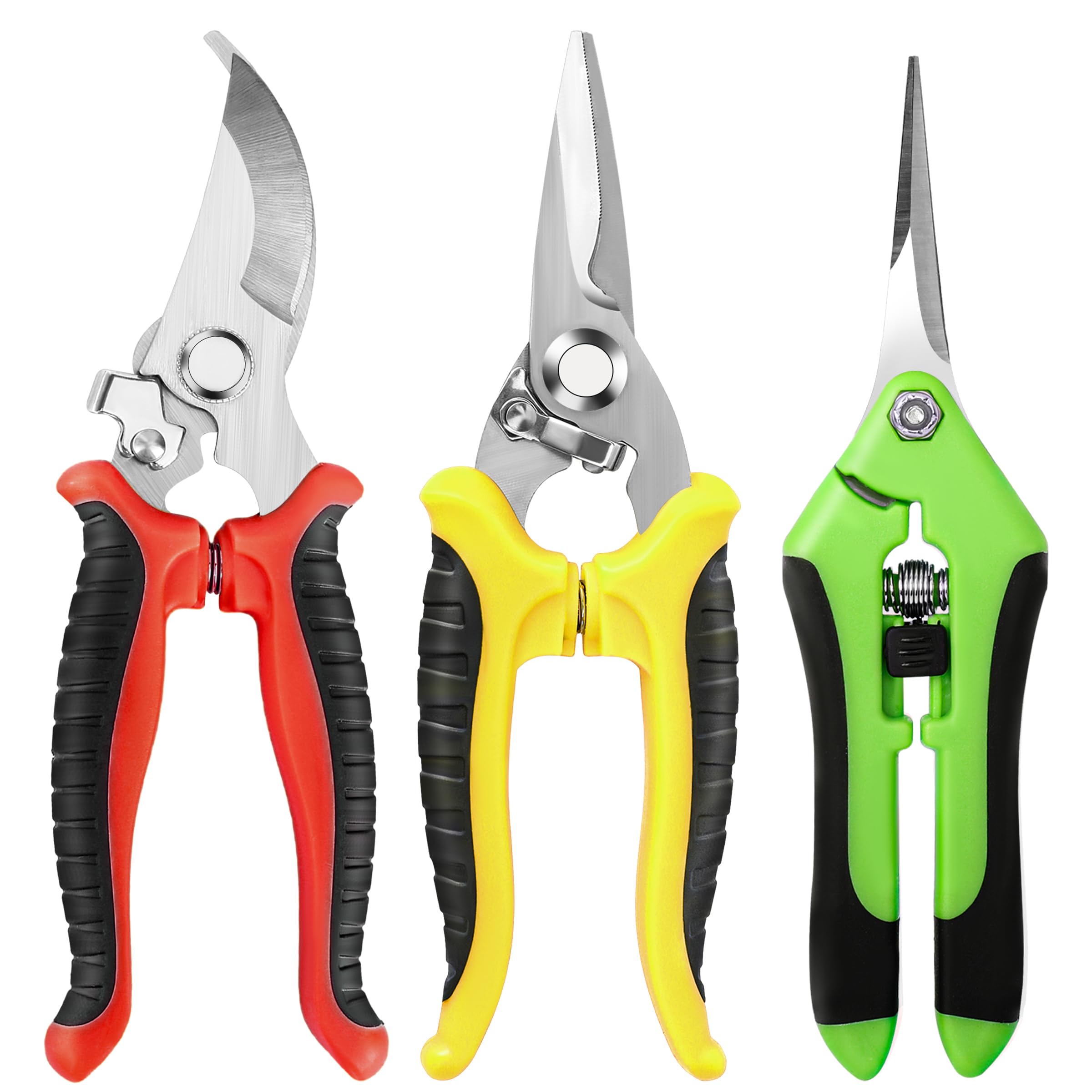 EWPJDK Garden Pruning Shears multicolor front view
