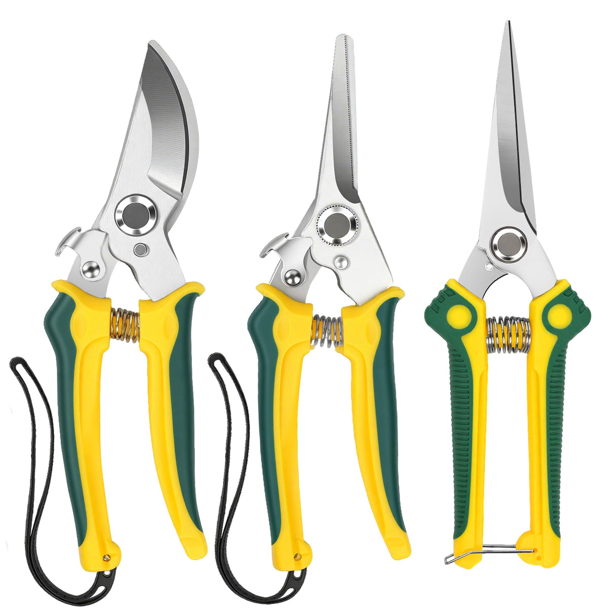 EWPJDK garden pruning shears set in orange colour