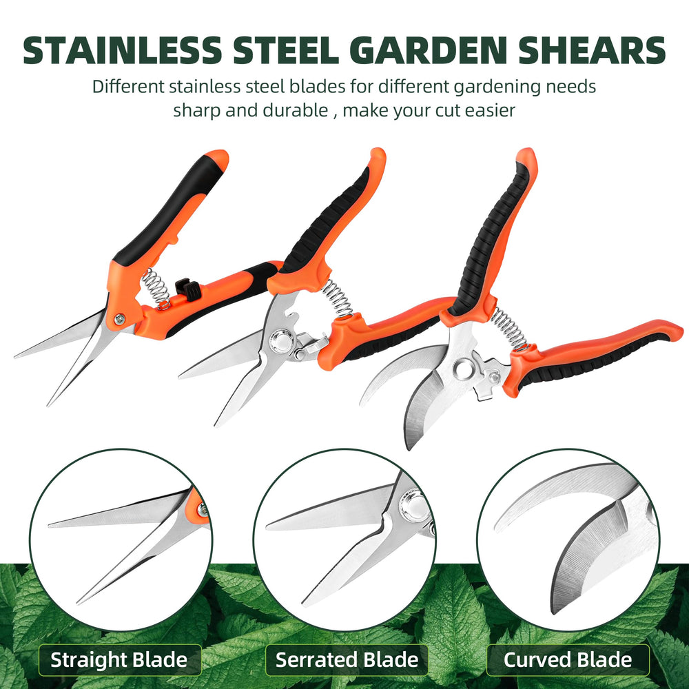 EWPJDK pruning shears in use on garden flowers