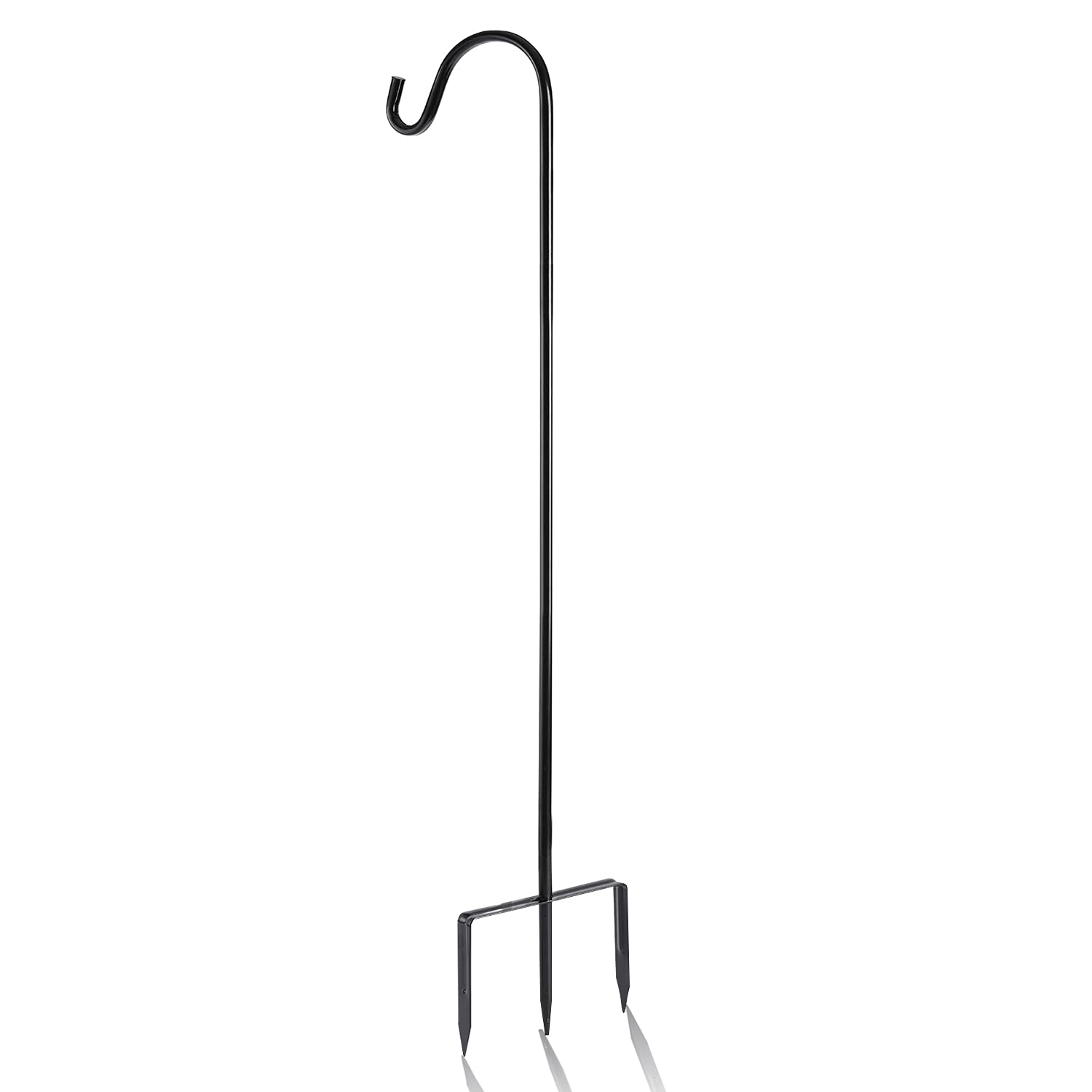EXCMARK Shepherd Hook 48 Inch Black front view