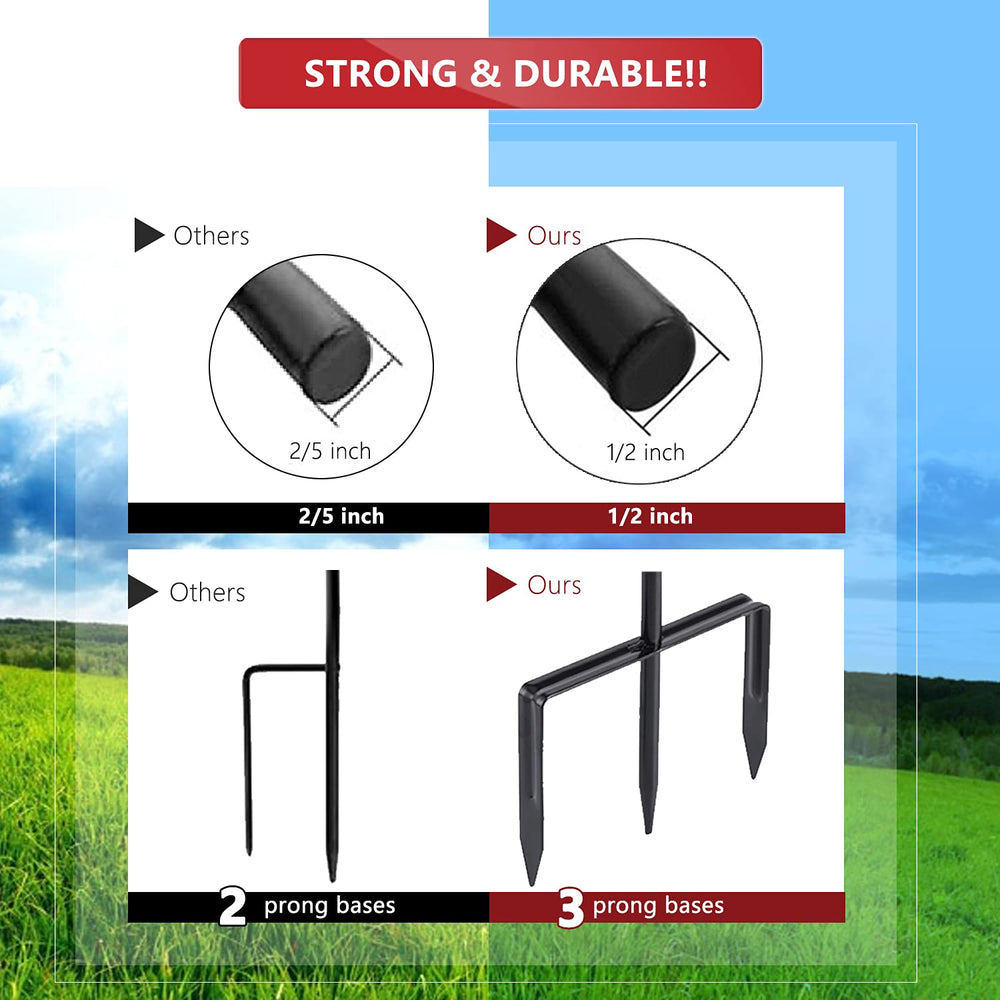 EXCMARK Shepherd Hook adjustable height option