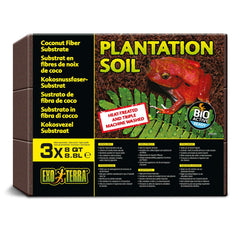 Exo Terra Plantation Soil 8 Quarts pack front view