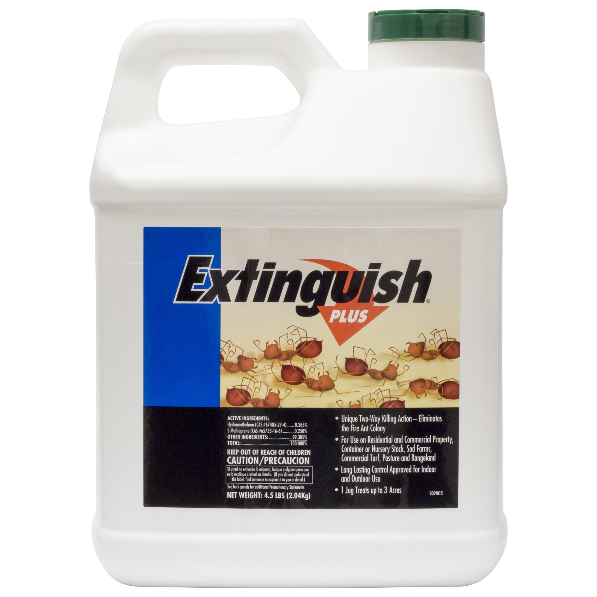 Extinguish Plus Fire Ant Bait 4.5 lb granules packaging