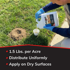 Extinguish Plus Fire Ant Bait in outdoor setting