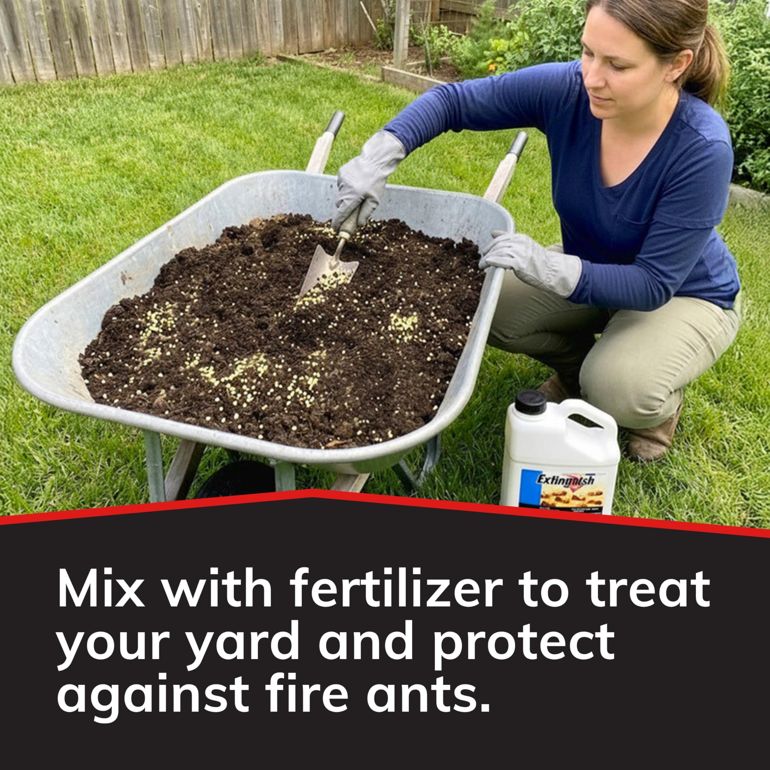 Extinguish Plus Fire Ant Bait label with ingredients